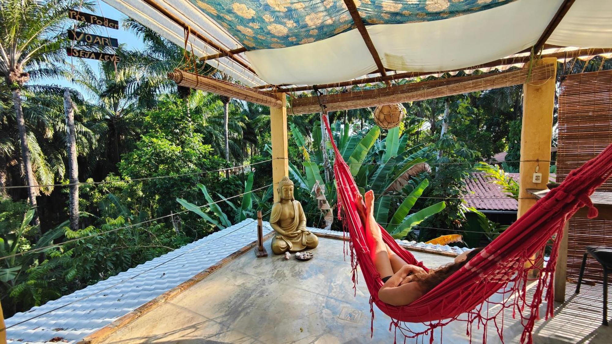 Eco Hostel Bosque Di Barro Velha Boipeba Luaran gambar